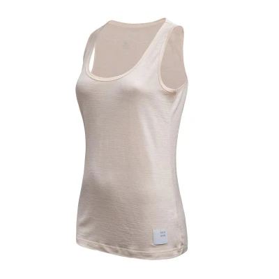 SENSOR Merino Lite dámské triko bez rukávu Mottled Beige SENSOR Merino Lite dámské triko bez rukávu Mottled Beige