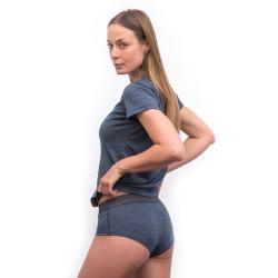 SENSOR Merino Lite dámské triko kr.rukáv Mottled Beige