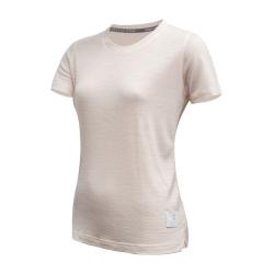 SENSOR Merino Lite dámské triko kr.rukáv Mottled Beige SENSOR Merino Lite dámské triko kr.rukáv Mottled Beige