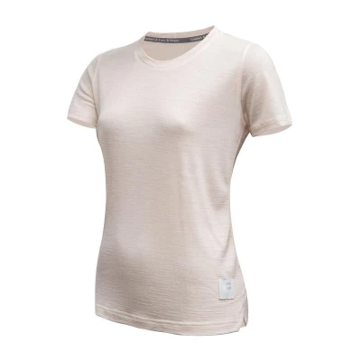 SENSOR Merino Lite dámské triko kr.rukáv Mottled Beige SENSOR Merino Lite dámské triko kr.rukáv Mottled Beige