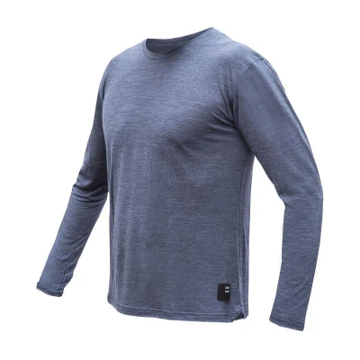 SENSOR Merino Lite Mottled Blue pánské tričko SENSOR Merino Lite Mottled Blue pánské tričko