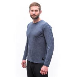 SENSOR Merino Lite Mottled Blue pánské tričko