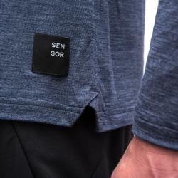 SENSOR Merino Lite Mottled Blue pánské tričko