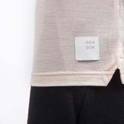 SENSOR Merino Lite Mottled Beige pánské tričko