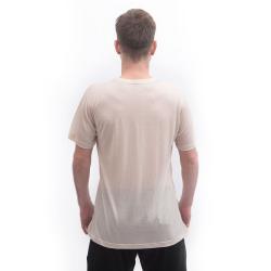 SENSOR Merino Lite Mottled Beige pánské tričko