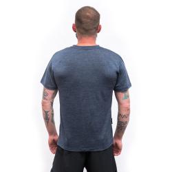 SENSOR Merino Lite Mottled Blue pánské tričko