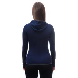SENSOR Merino Upper Arrows dámská mikina Deep Blue