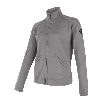 Sensor Merino Upper Celozip Šedá dámská mikina Sensor Merino Upper Celozip Šedá dámská mikina