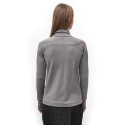 Sensor Merino Upper Celozip Šedá dámská mikina
