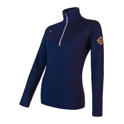 SENSOR Merino Upper dámská mikina deep blue