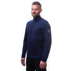 Sensor Merino Upper Deep Blue pánská mikina POUZE L (VÝPRODEJ)