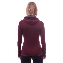 SENSOR Merino Upper Fox dámská mikina Port Red