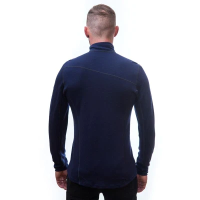 Sensor Merino Upper Deep Blue pánská mikina