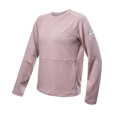 SENSOR Merino Upper Traveller dámská mikina Dusty Pink
