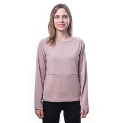 SENSOR Merino Upper Traveller dámská mikina Dusty Pink