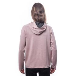 SENSOR Merino Upper Traveller dámská mikina s kapucí Dusty Pink