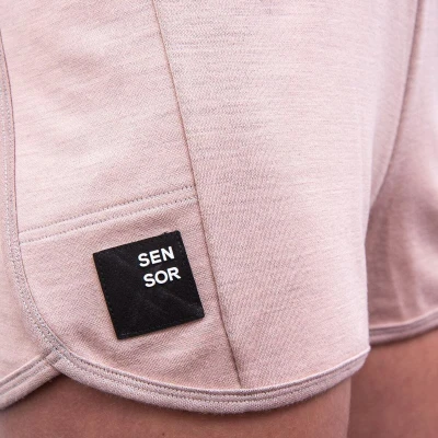 SENSOR Merino Upper Traveller dámské šortky Dusty Pink