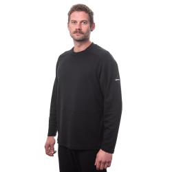 SENSOR Merino Upper Traveller pánská černá mikina