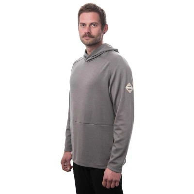 SENSOR Merino Upper Traveller pánská mikina šedá s kapucí
