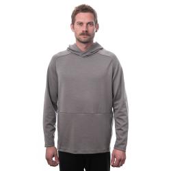 SENSOR Merino Upper Traveller pánská mikina šedá s kapucí