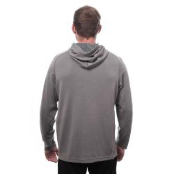 SENSOR Merino Upper Traveller pánská mikina šedá s kapucí
