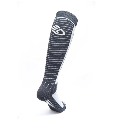 SENSOR Pro Merino Long ponožky Černá/šedá