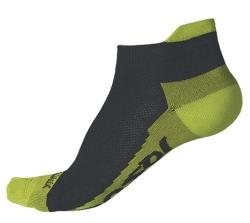 Sensor ponožky Race Coolmax Invisible Černá/limetka Sensor ponožky Race Coolmax Invisible Černá/limetka