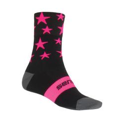 Sensor ponožky Stars Černá/růžová Sensor ponožky Stars Černá/růžová