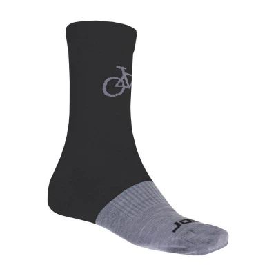 Sensor Tour Merino Černá/šedá unisex ponožky Sensor Tour Merino Černá/šedá unisex ponožky