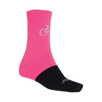 Sensor Tour Merino Růžová/černá unisex ponožky Sensor Tour Merino Růžová/černá unisex ponožky