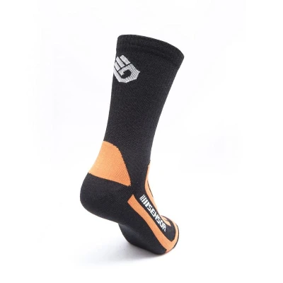 SensorTreking Merino Černá/oranžová unisex ponožky