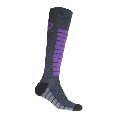 Sensor Ponožky Zero Merino Šedá/fialová