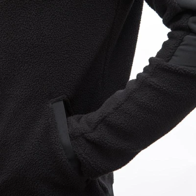 SENSOR Teddy unisex černá fleece bunda Fleece