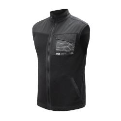 SENSOR černá fleece teddy unisex vesta