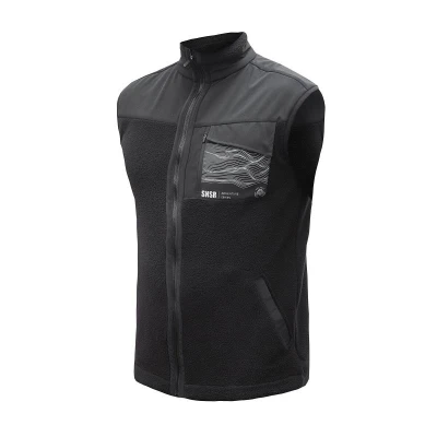 SENSOR černá fleece teddy unisex vesta SENSOR černá fleece teddy unisex vesta