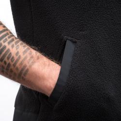 SENSOR černá fleece teddy unisex vesta