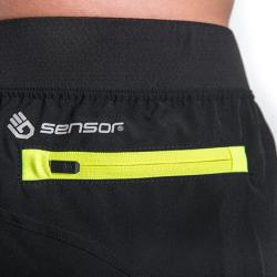 Sensor Trail Černá/reflex Žlutá pánské šortky