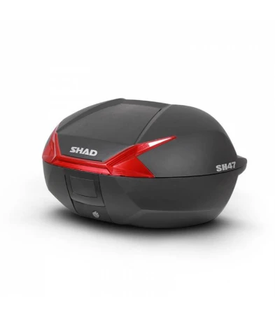 Shad Box scooter SH47 Top Case (Black/Red) Shad Box scooter SH47 Top Case (Black/Red)