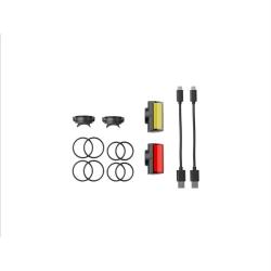 Shapeheart Front and rear lights