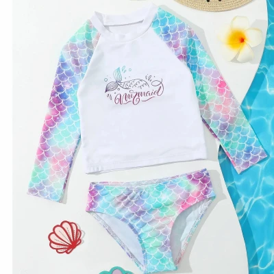 SHEIN SHN MERMAID dívčí lycrový set