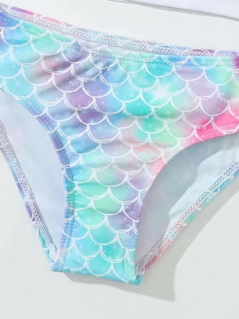 SHEIN SHN MERMAID dívčí lycrový set