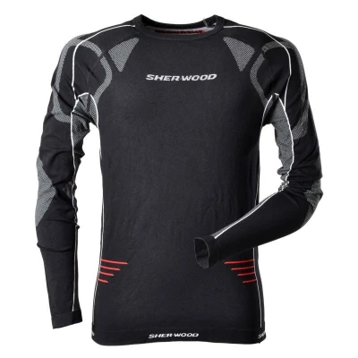 Sherwood Triko s dlouhým rukávem Comfort Compression POUZE černá, Senior (VÝPRODEJ) Sherwood Triko s dlouhým rukávem Comfort Compression POUZE černá, Senior (VÝPRODEJ)