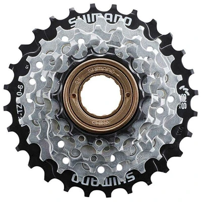 Shimano 6-kolo MF-TZ510 14-28 zubů, stříbrné/černé, v krabičce Shimano 6-kolo MF-TZ510 14-28 zubů, stříbrné/černé, v krabičce