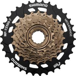 Shimano 7-kolesové MF-TZ500 14-34 zubov Megarange, hnedé/čierne Shimano 7-kolesové MF-TZ500 14-34 zubov Megarange, hnedé/čierne