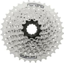 Shimano 9-kazeta CS-HG201 11-36 zubů, stříbrná mat Shimano 9-kazeta CS-HG201 11-36 zubů, stříbrná mat