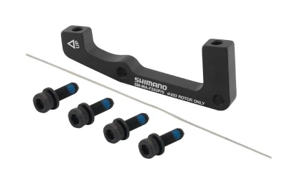 SHIMANO Adaptér přední POST/ STAND 203mm, černý SHIMANO Adaptér přední POST/ STAND 203mm, černý