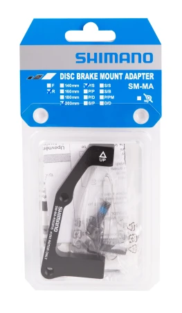 SHIMANO Adaptér zadní POST/ STAND 203mm, černý