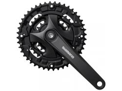Shimano Altus FC-MT101 3X9 40/30/22 175mm čierne kľuky Shimano Altus FC-MT101 3X9 40/30/22 175mm čierne kľuky