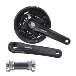 Shimano Altus FC-MT210 40/30/22 170mm Ložiská+kryt kľuky Shimano Altus FC-MT210 40/30/22 170mm Ložiská+kryt kľuky