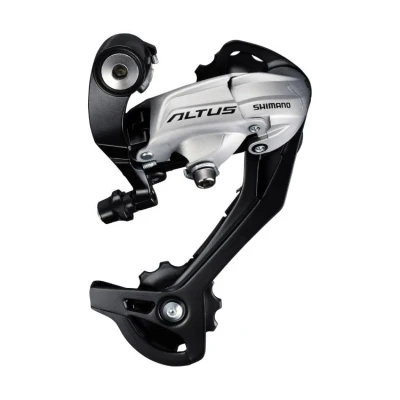 Shimano Altus RD-M370 SGS 9-TI Stříbrný měnič Shimano Altus RD-M370 SGS 9-TI Stříbrný měnič